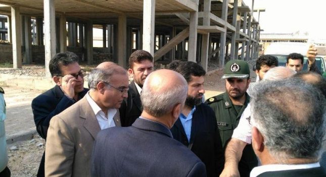 استاندار خوزستان از پروژه های عمرانی و درمانی آغاجاری بازدید کرد