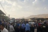 تجمع اعتراض آمیز مردم روستای بارانگرد نسبت به کمبود آب