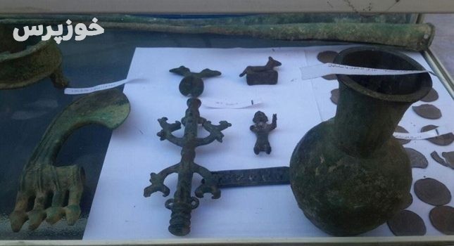 کشف و ضبط آثار عتیقه در شهرستان رامهرمز
