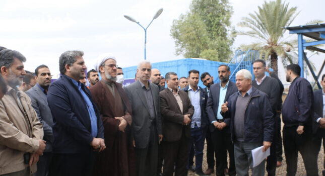 افتتاح پروژه آبرسانی به سوسیه اهواز با حضور استاندار