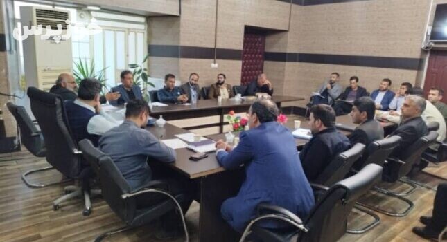 جلسه هفتگی شهردار مسجدسلیمان با معاونت ها و مسئولین واحدهای شهرداری برگزار شد