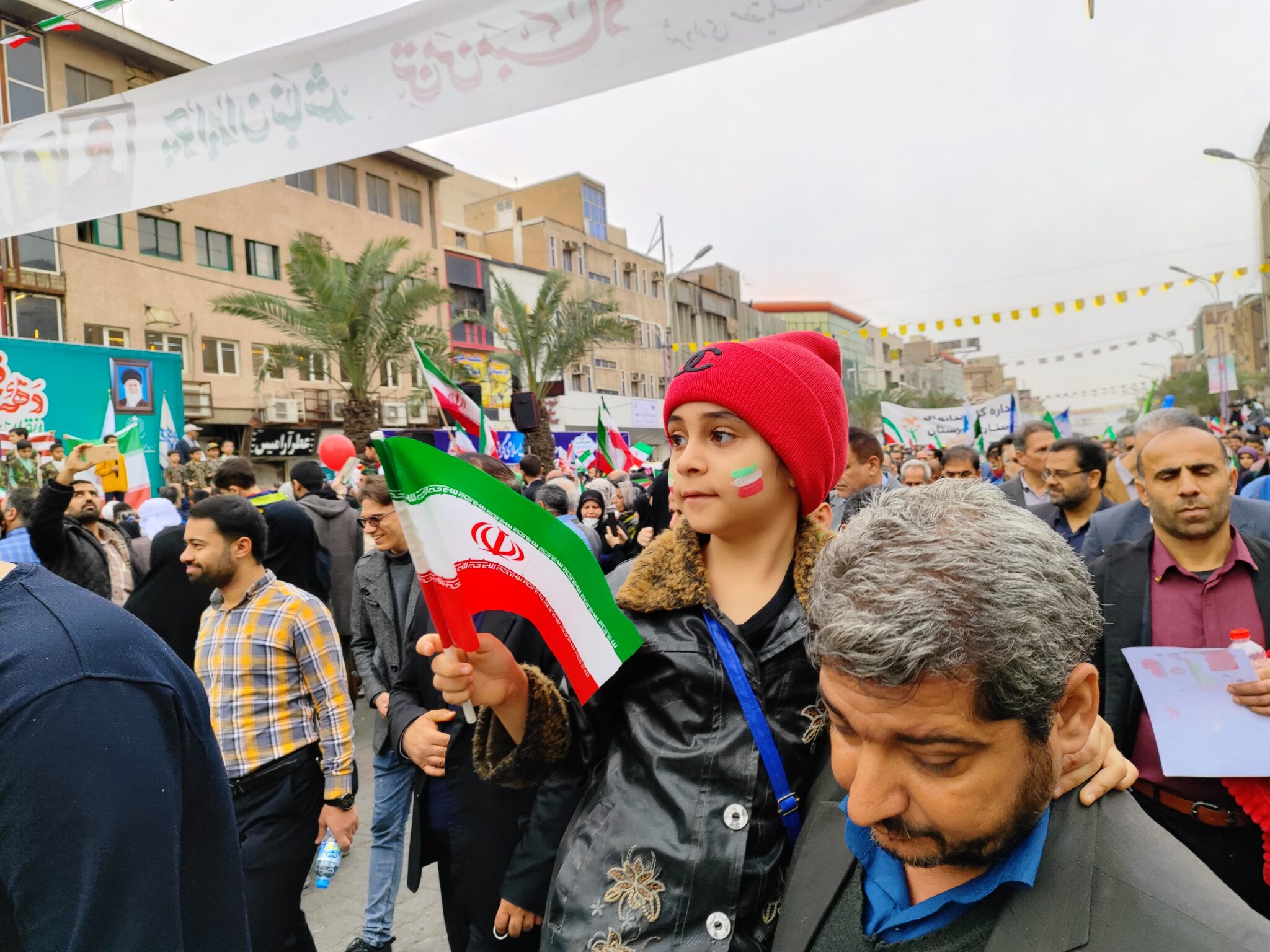 گزارش تصویری خوزپرس از راهپیمایی ۲۲ بهمن و جشن چهل و پنجمین سالروز پیروزی انقلاب اسلامی در اهواز