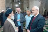 حضور استاندار خوزستان در مسجد جامع شوشتر و دیدار و گفتگو با مردم