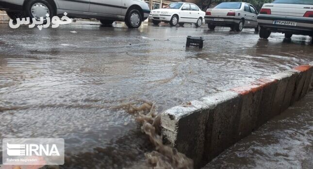 مرخصی مدیران خوزستان تا عادی شدن شرایط جوی لغو شد/ پیش بینی بارش ۵۰ میلیمتری در اهواز
