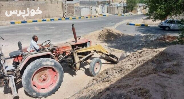 آغاز عملیات احداث بوستان جدید منطقه نورآباد توسط شهرداری مسجدسلیمان