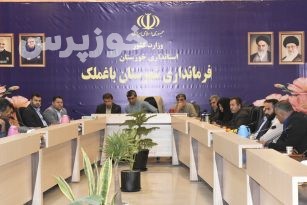 جلسه فرماندار خوش قلب باغ ملک با اصحاب رسانه