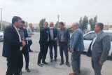 بازدید مدیر کل امور شهر ی و شوراها و مدیر کل حفاظت محیط زیست از کارخانه آسفالت شهرداری باغملک 