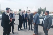 بازدید مدیر کل امور شهر ی و شوراها و مدیر کل حفاظت محیط زیست از کارخانه آسفالت شهرداری باغملک 
