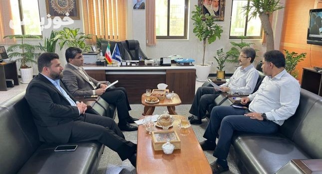 دیدار فرماندار و رئیس اداره صمت باغ‌ملک با مدیرکل صمت خوزستان